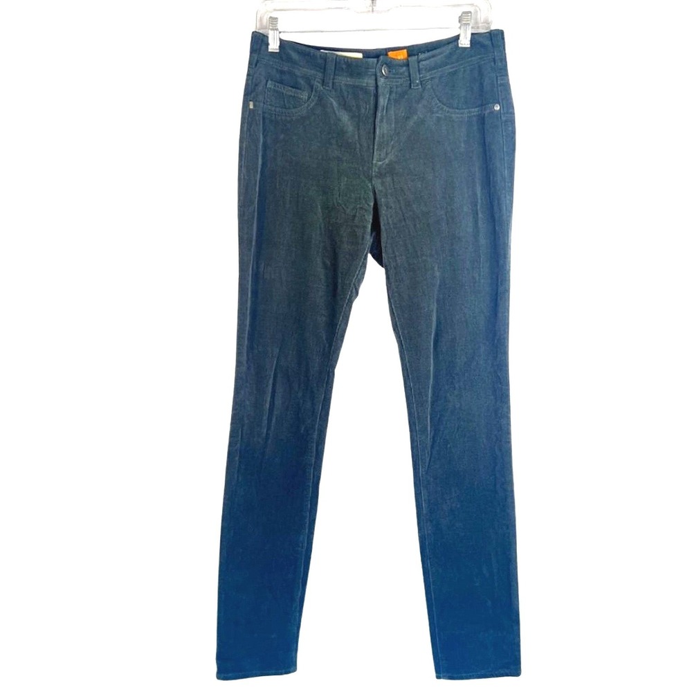 Pilcro and the Letterpress Corduroy Pants Serif Dark Green Skinny Size 29